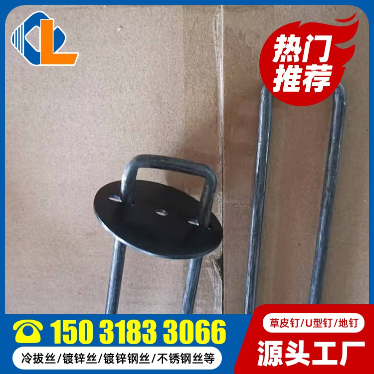 鍍鋅草坪釘 地釘一般釘什么東西 U型釘規(guī)格 U型碼釘?shù)囊?guī)格都有哪些